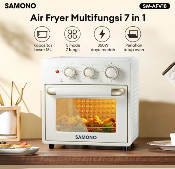 SAMONO AIR FRYER OVEN 18L SW-AFV18_1