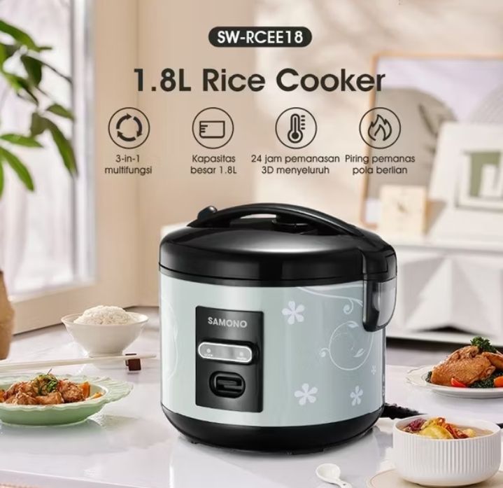 SAMONO Rice Cooker 1,8L SW-RCEE18_2