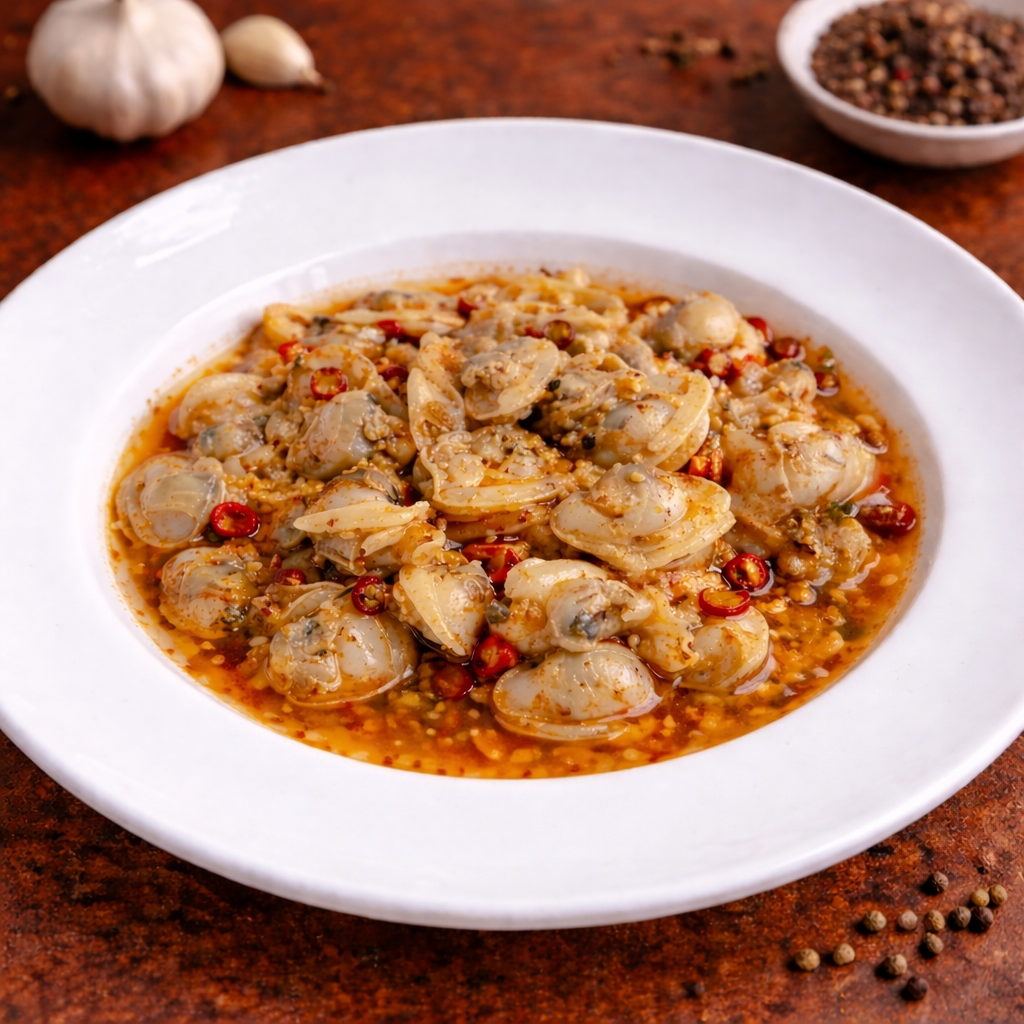 Clam Meat (Mala-Cold Dish) 凉拌麻辣鲜蛤_0