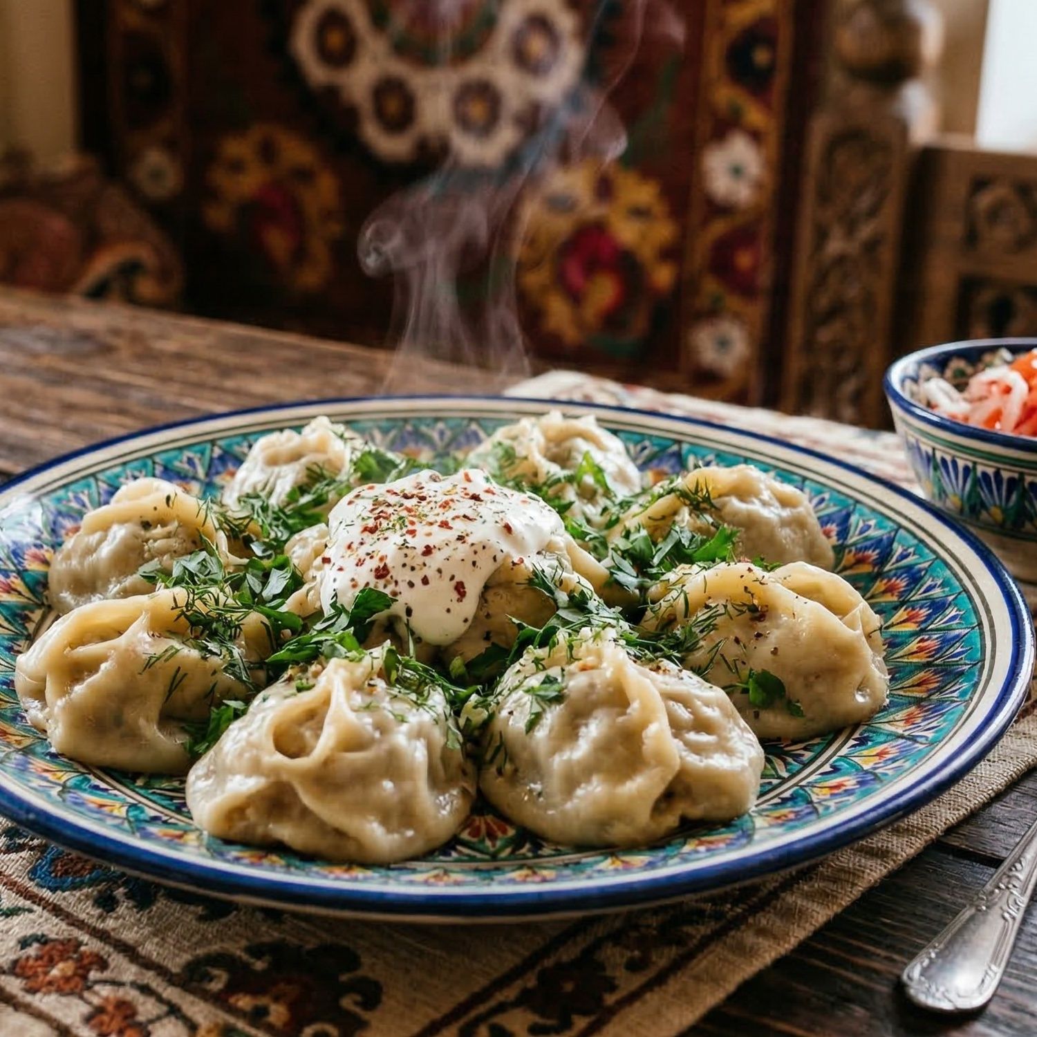 Manti / Манты говядина на пару_1