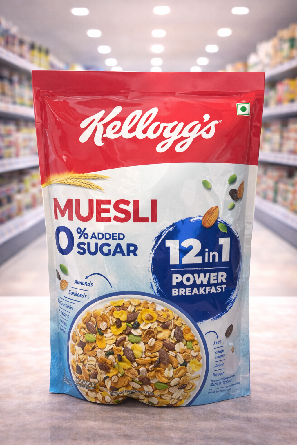 Museli 0% Sugar 500 gm_0