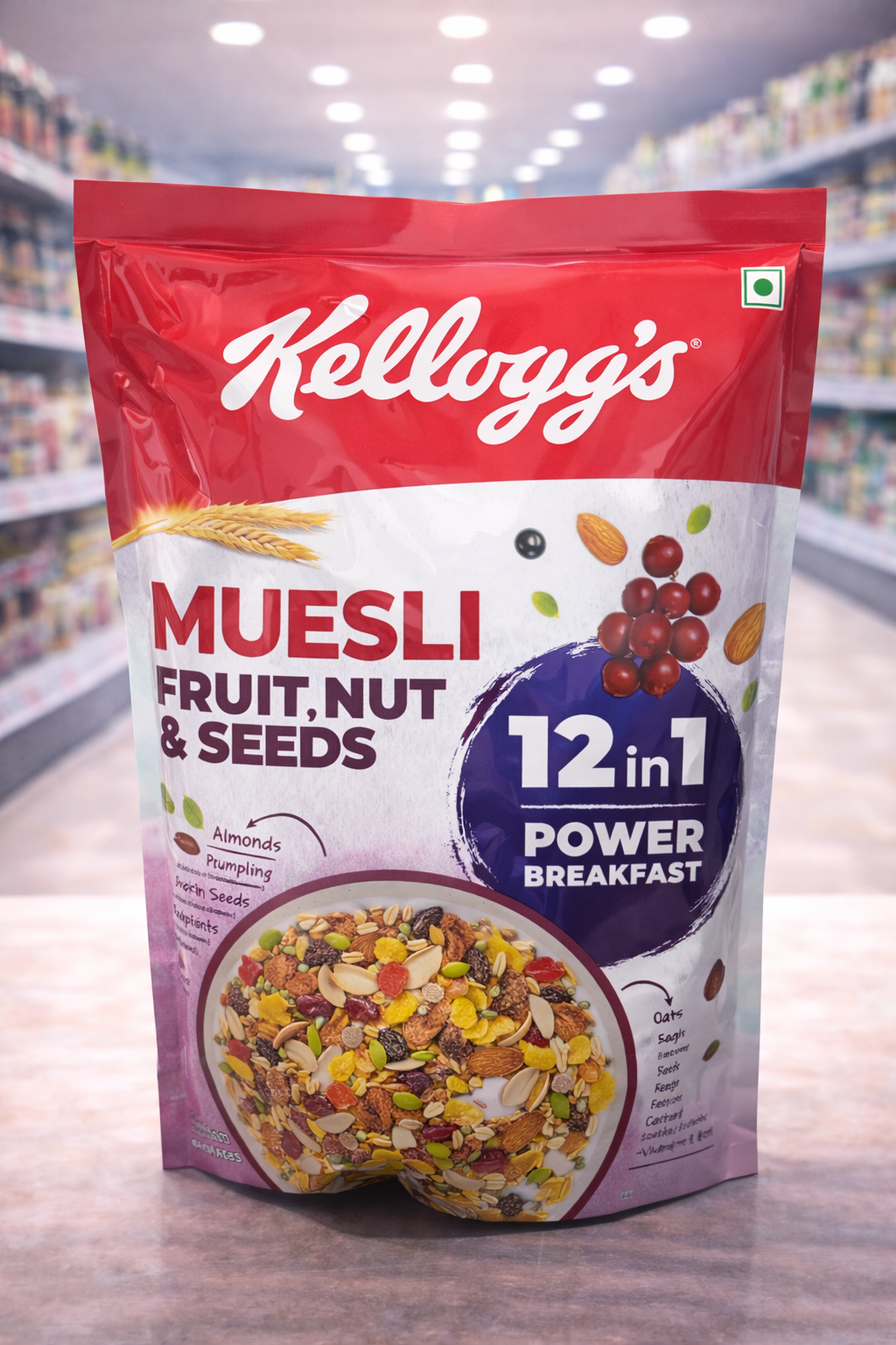Muesli Fruit Nut &Seeds 500gm_0