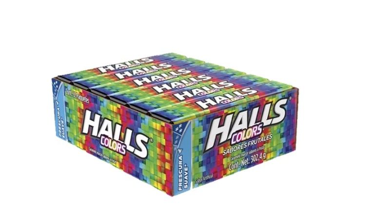 HALLS COLORS DISP C/12 PZS_0