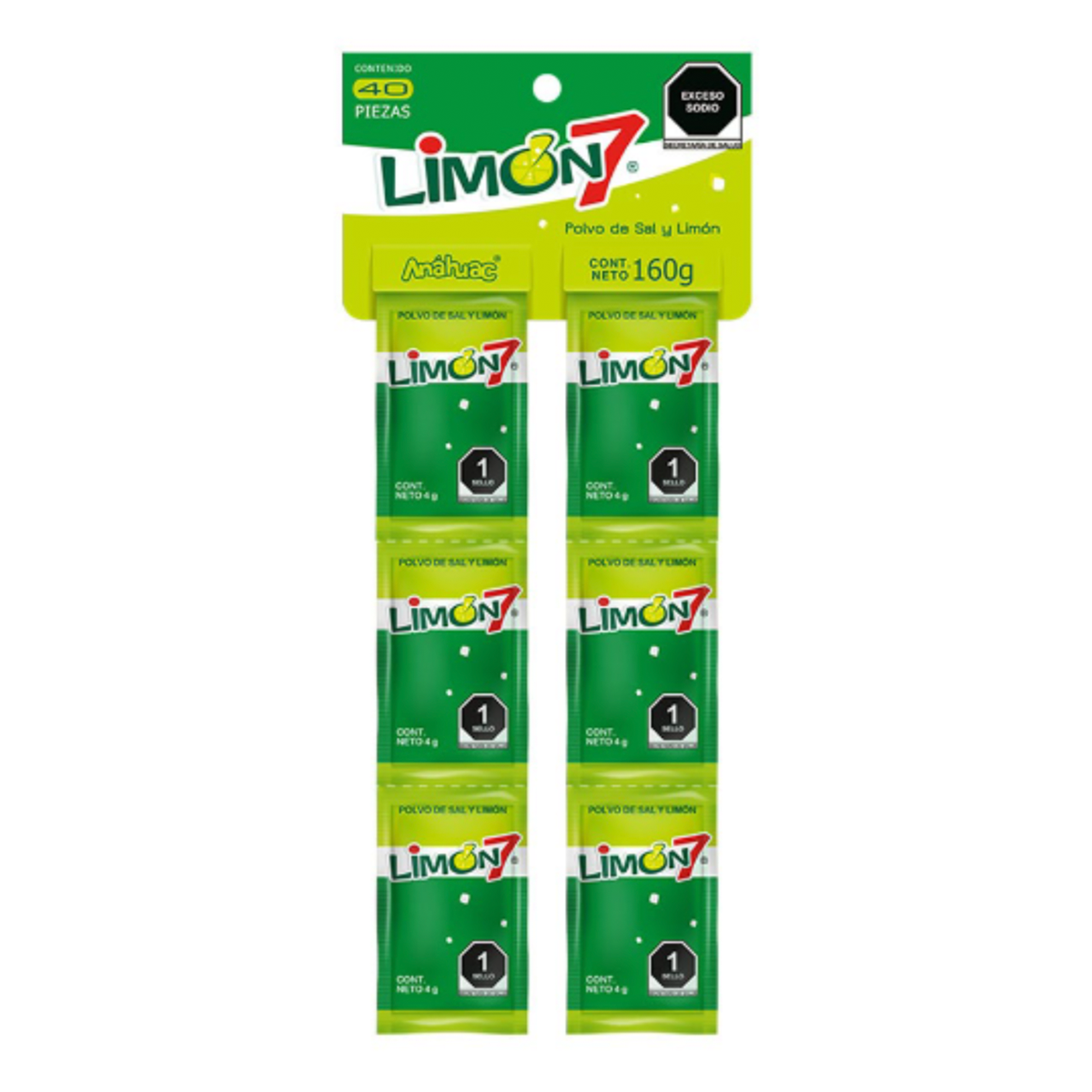 POLVO LIMON 7 GRANDE 4GR ANAHUAC TIRA C/40 PZS_0