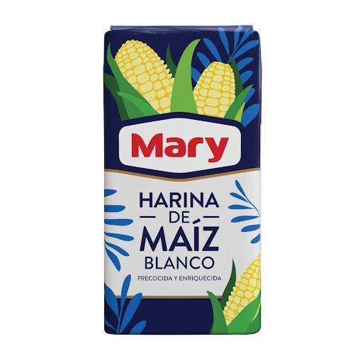 Harina de Maiz Blanco Precocida Mary 900g_0