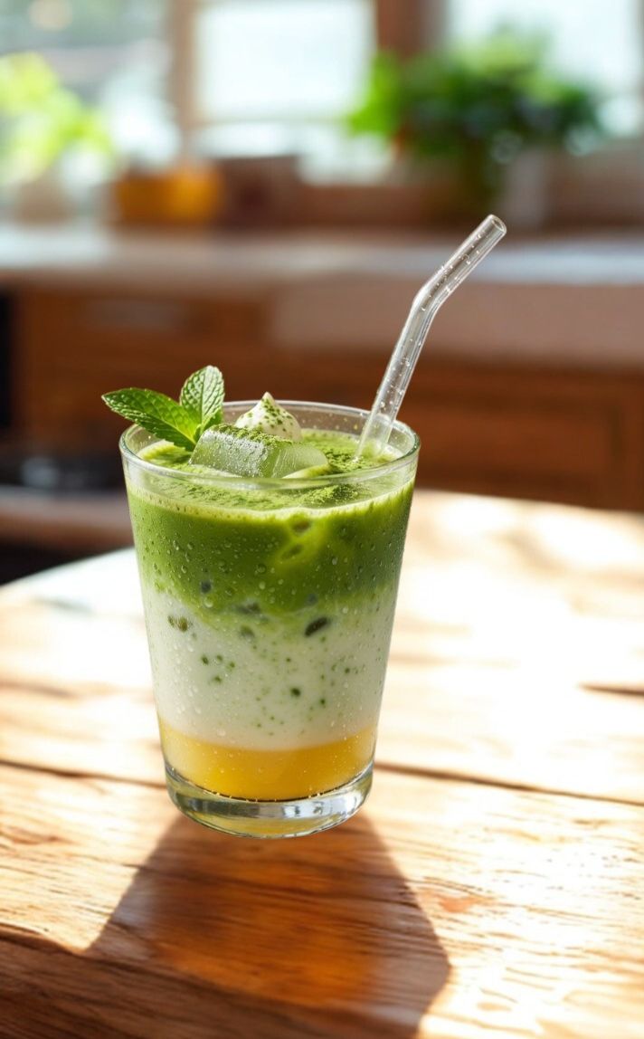 Iced🥭Mango Tango Matcha Latte 🧊_0