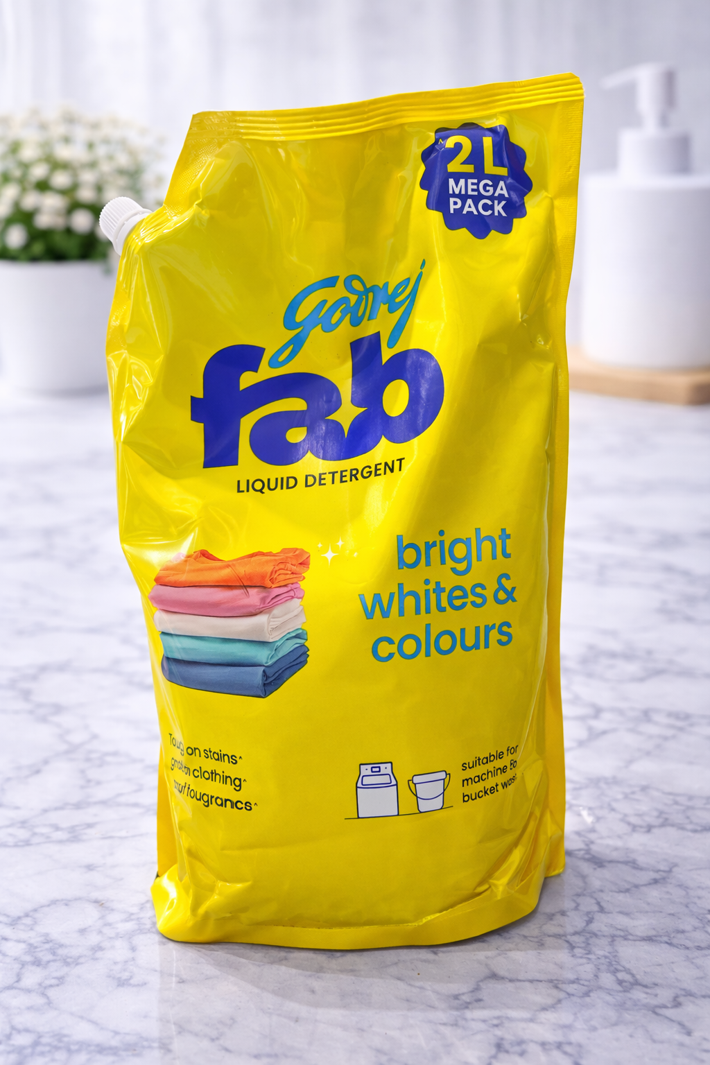 Godrej Fab Liquid Detergent 2L Mega Pack_0