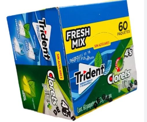 TRIDENT FRESH MIX DISP C/60 PZS_0