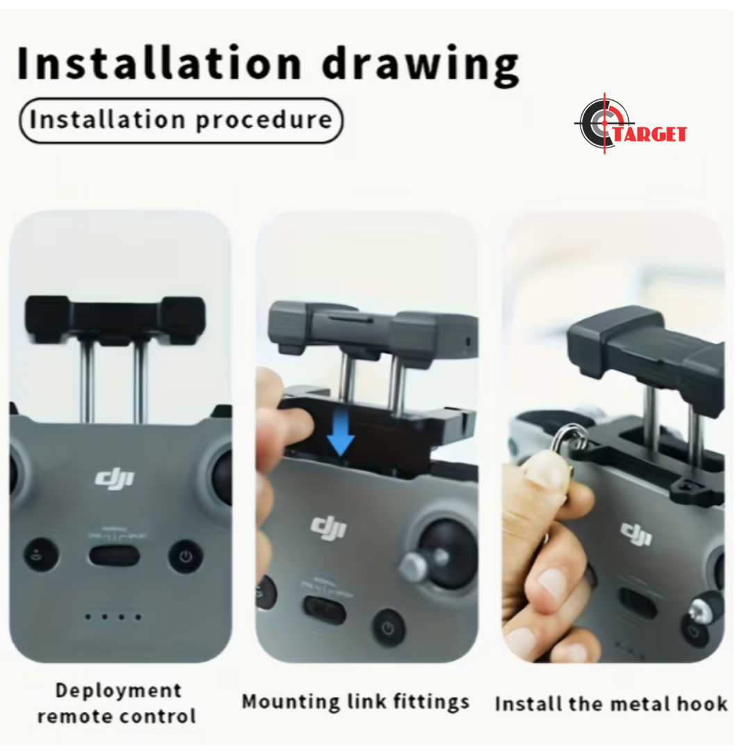 Adjustable Rope Strap for DJI RC-N1/N2/N3 Remotes - Secure Safety Belt for DJI Mini 2/Mini 4/Air 2S Drone Remote Control - Durable Handheld Flight Camera Controller Neck Strap, Drone Accessorie_3