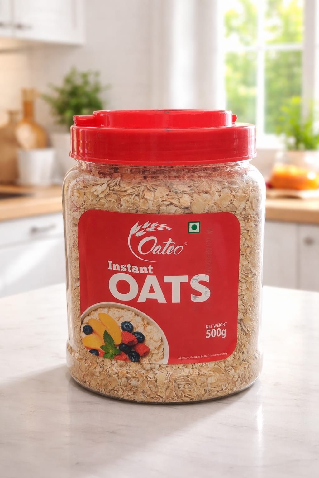 Oateo Instant Oats jar 500gm_0