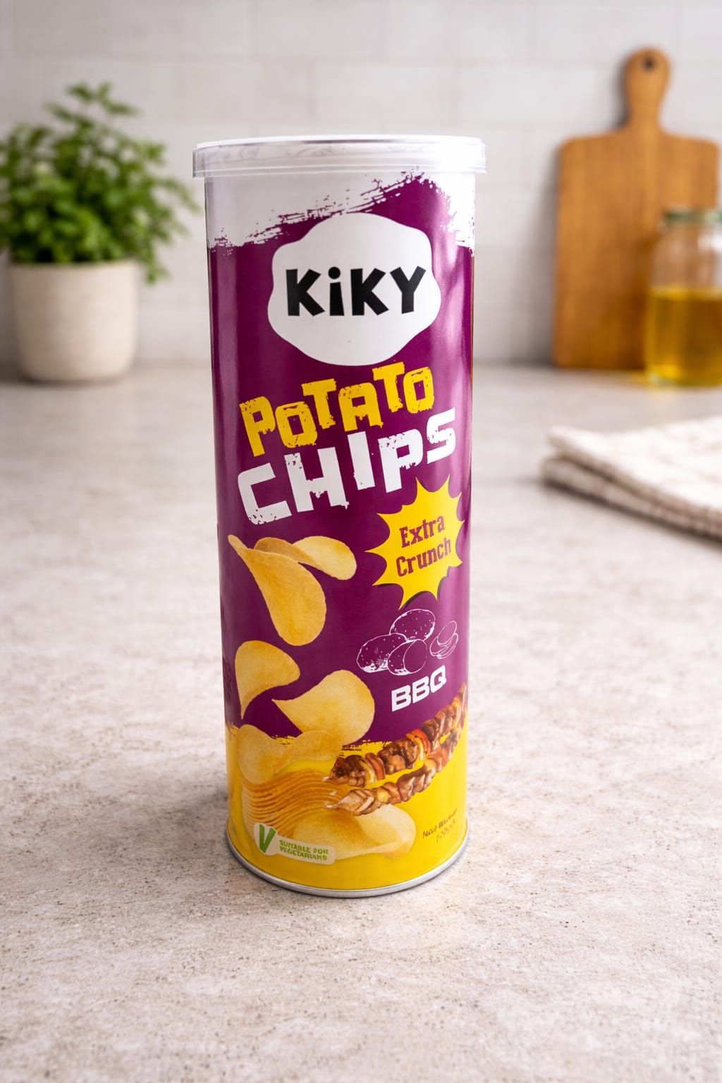 Potato Chips Extra Crunch BBQ 100gm _0