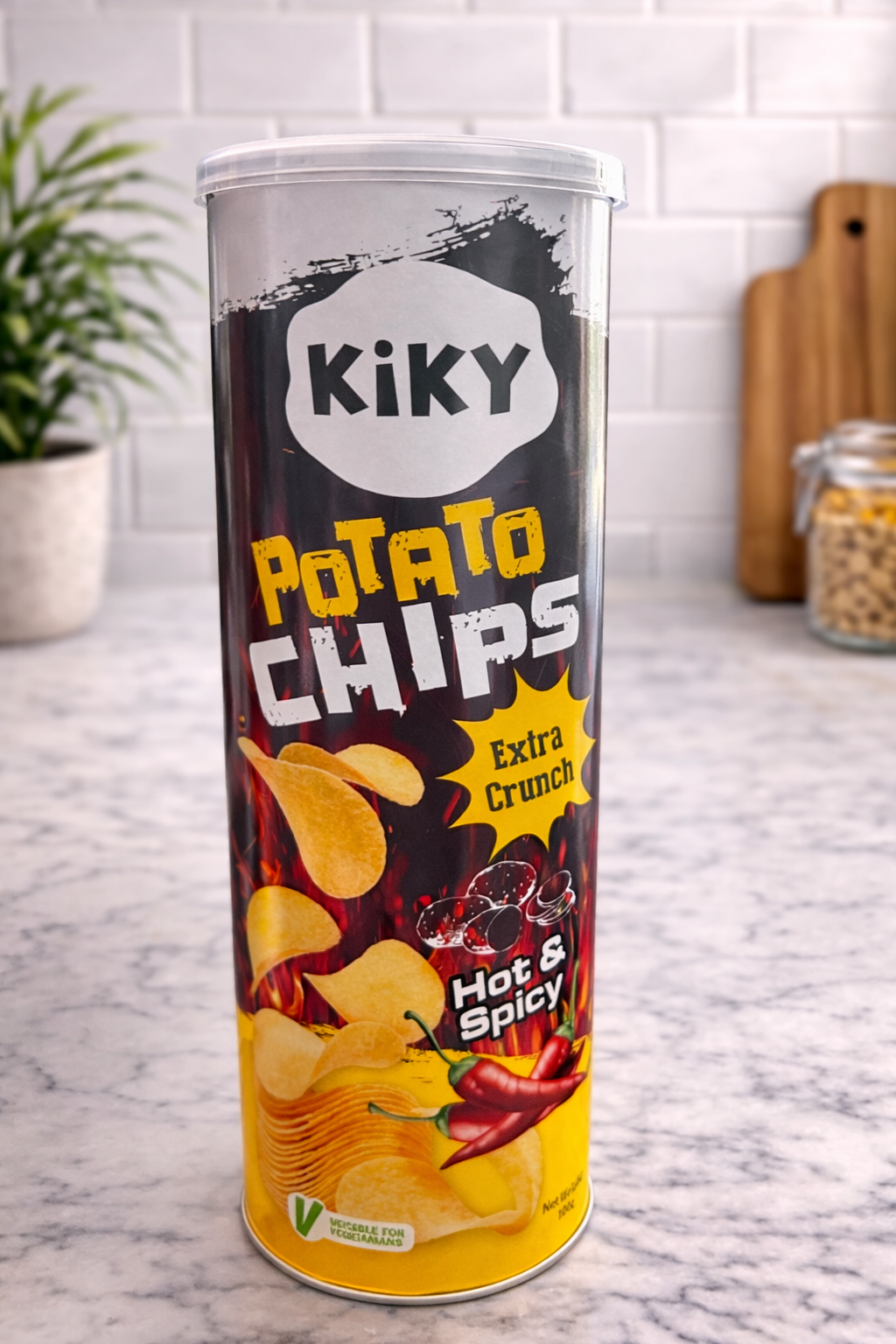 Potato Chips Extra Crunch Hot&spicy 100gm _0