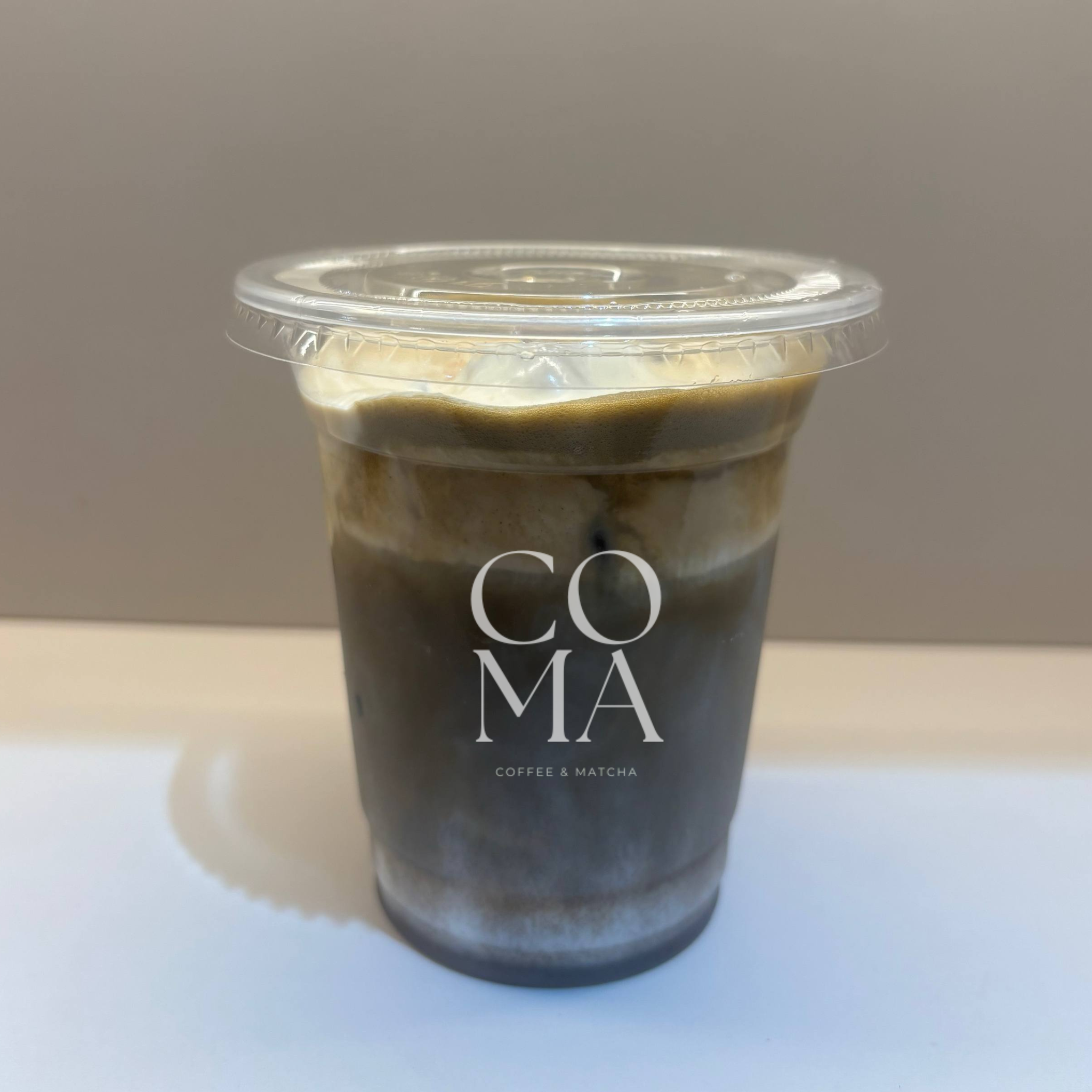 Iced Hojicha Latte with Biscoff Cold Foam _0