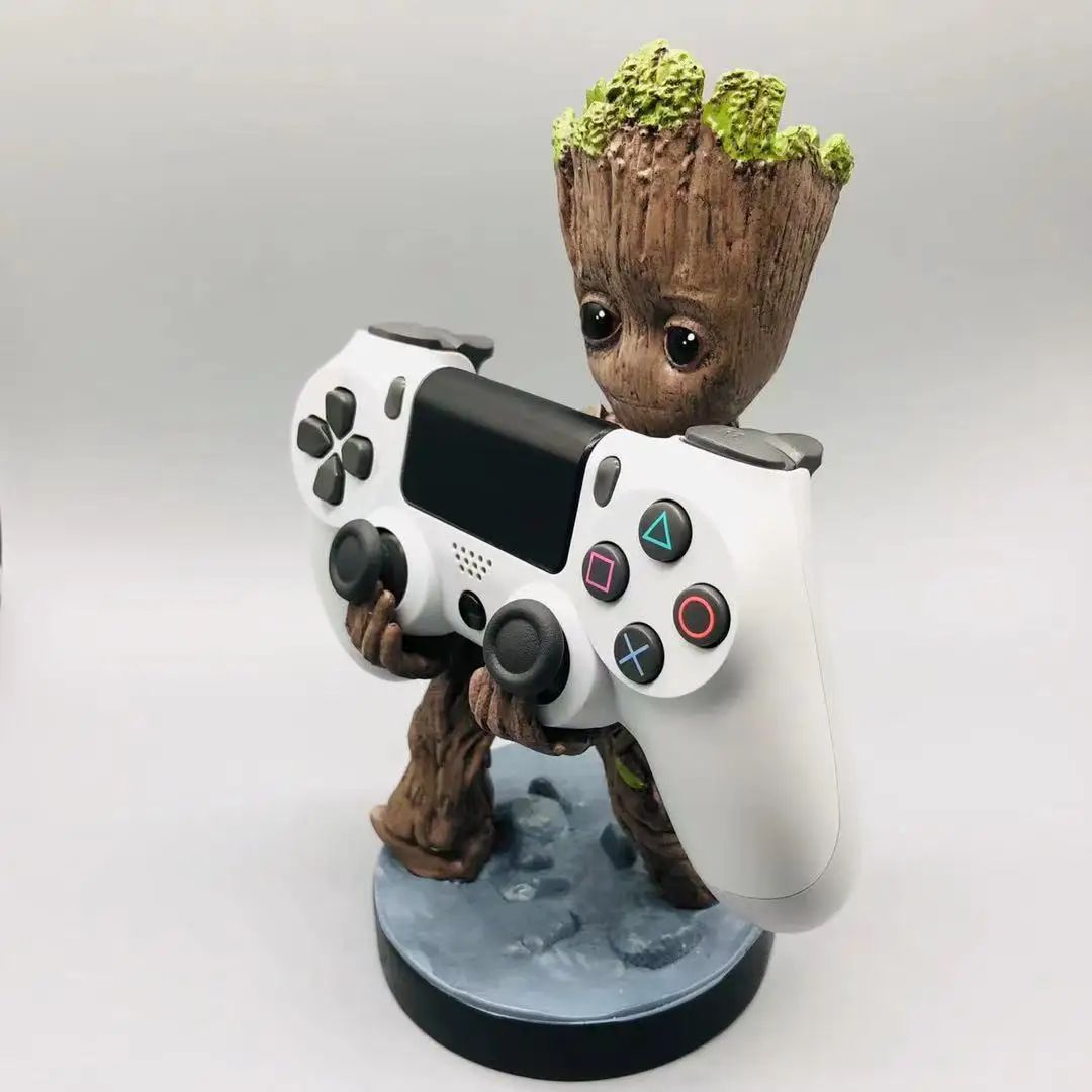 Suporte para acessórios de jogos e celular Cable Guys Toddler Groot, compatível com a maioria dos controles de jogos (Xbox, PlayStation, Nintendo Switch) e celulares_3