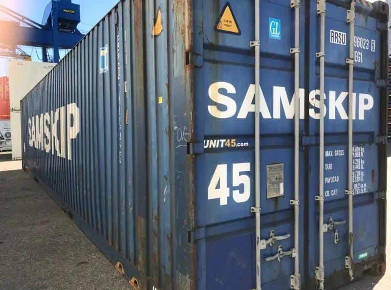 Contenedor de 45 pies High Cube Pallet Wide – De segunda mano_0