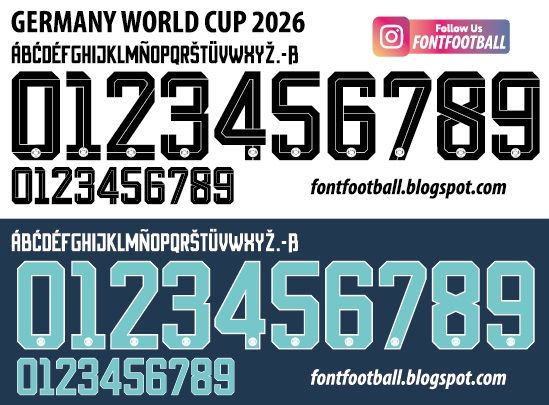 Font Vector Germany World Cup 2026 kit_0