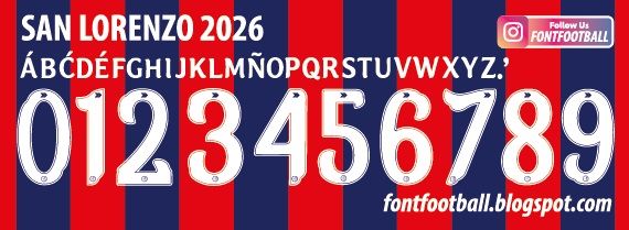 Font Vector San Lorenzo 2026 kit_0