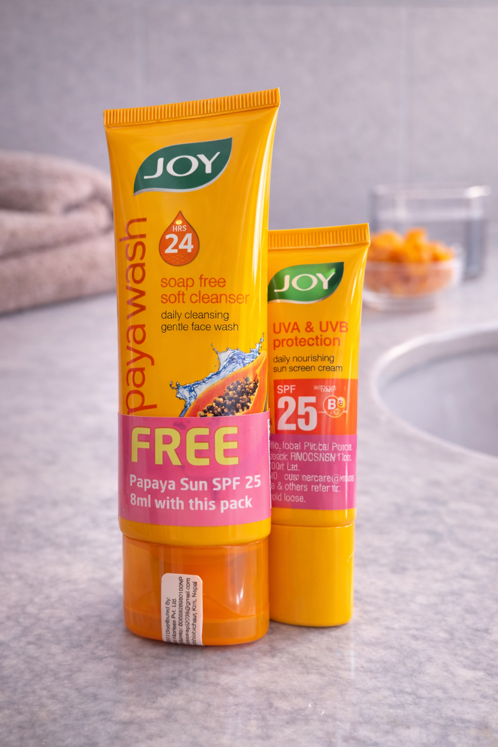 JOY PAPAYA WASH [60ML+ SPF 25]  18 ML _0