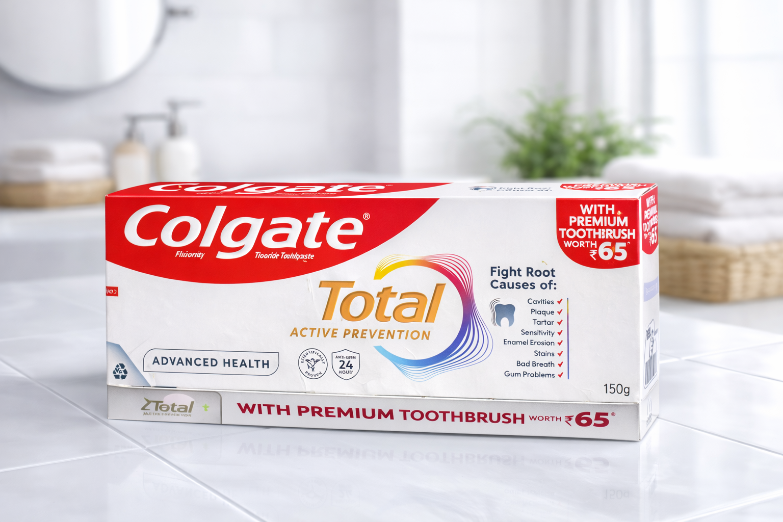 Colgate Total 150 Gm with Brush_0