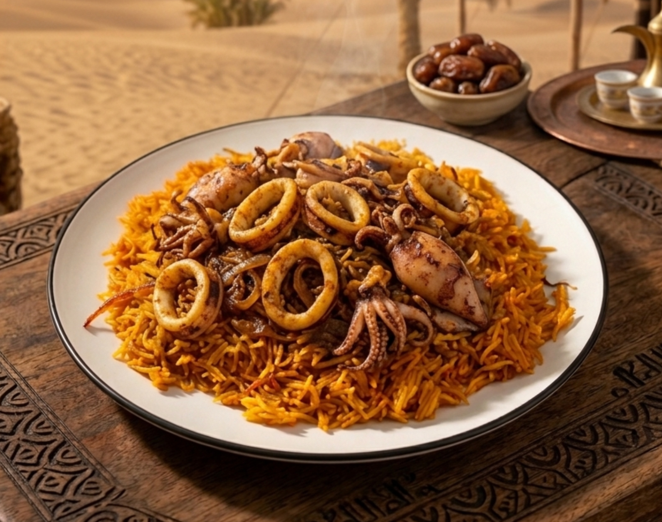 Squid Kabsa | كبسة حبار_0