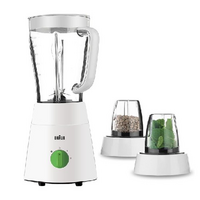 Braun 1.5L PowerBlend 1 Jug Blender 500W, JB0123WH_0