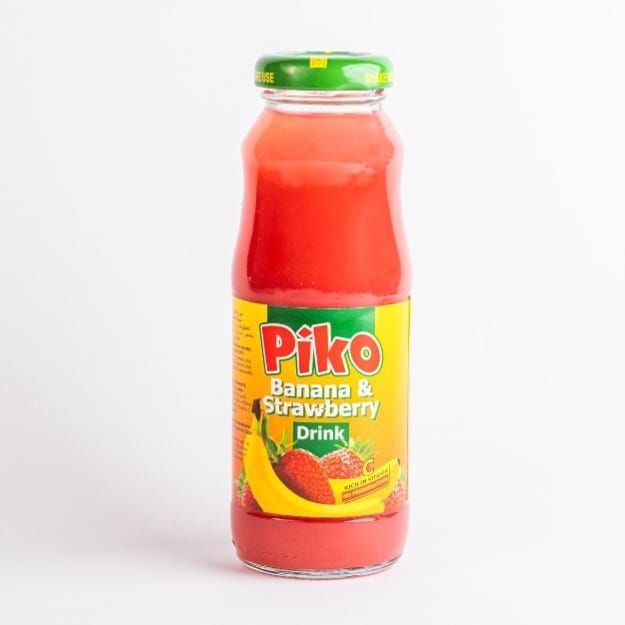 PIKO STRAWBERRY BANANA GLASS 250ML X24 - 20314_0