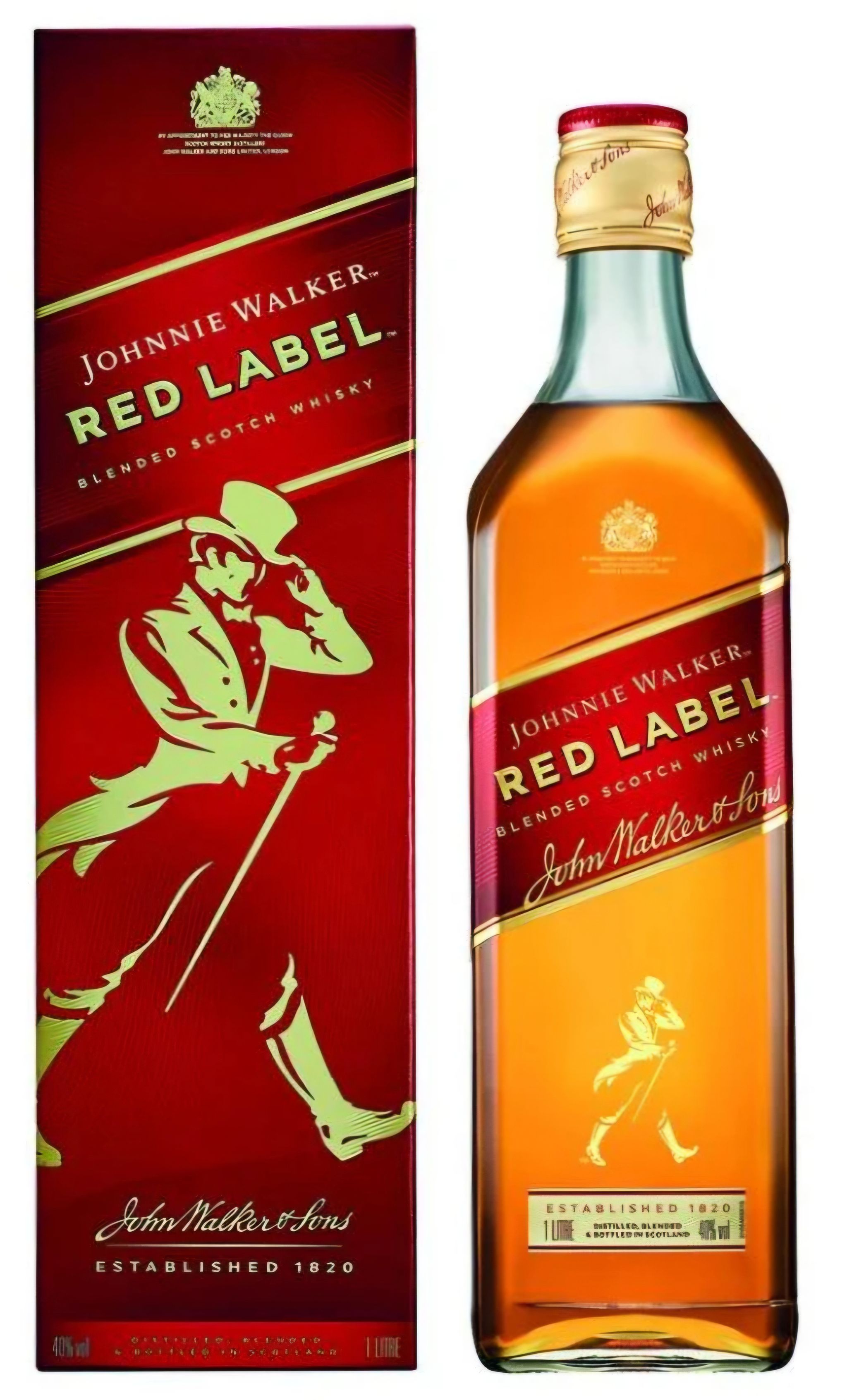 JOHNNIE WALKER RED B. WHISKY GB 1LT*PC/EMB:12_0
