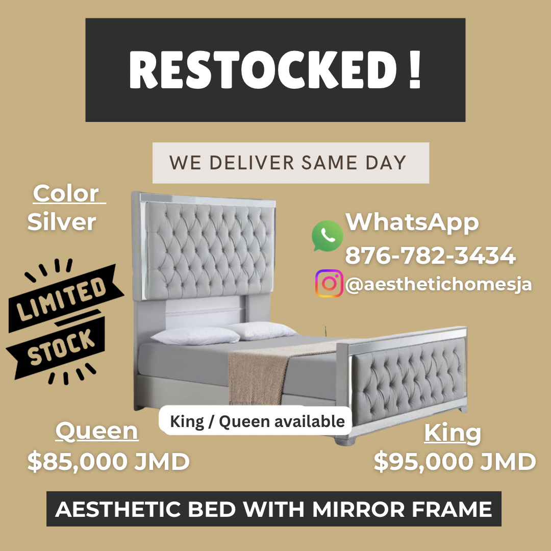 Aesthetic Mirror Frame Bed_1