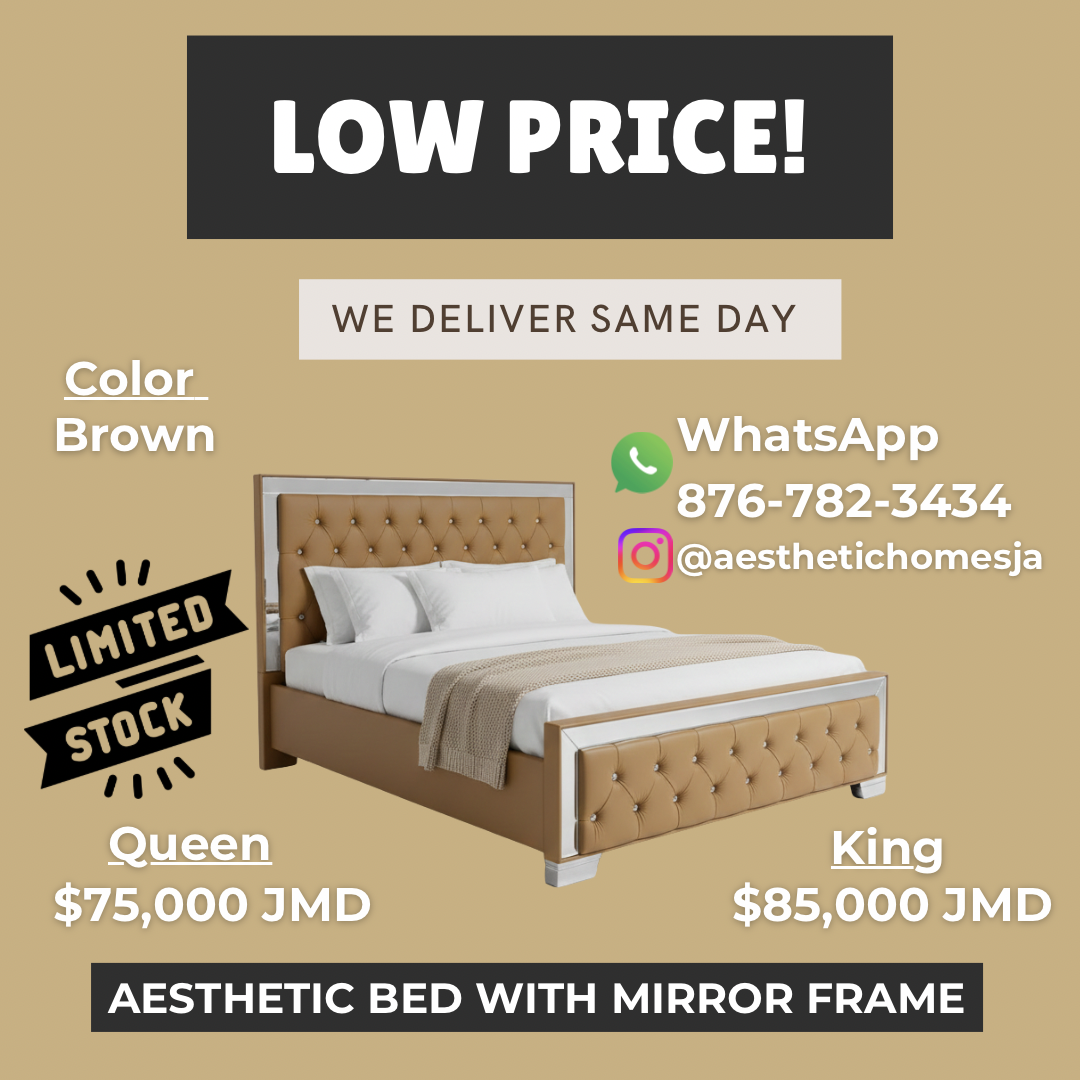 Aesthetic Mirror Frame Bed_0