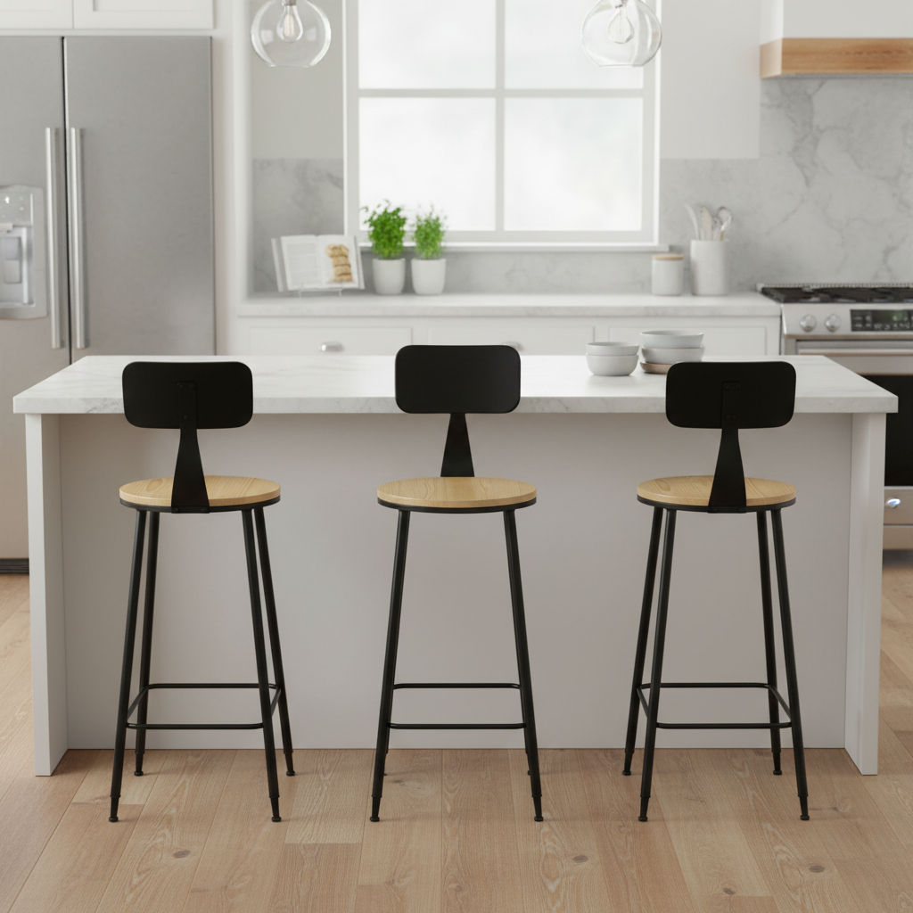 10500140 - WOODEN BAR STOOL (ROUND)_0