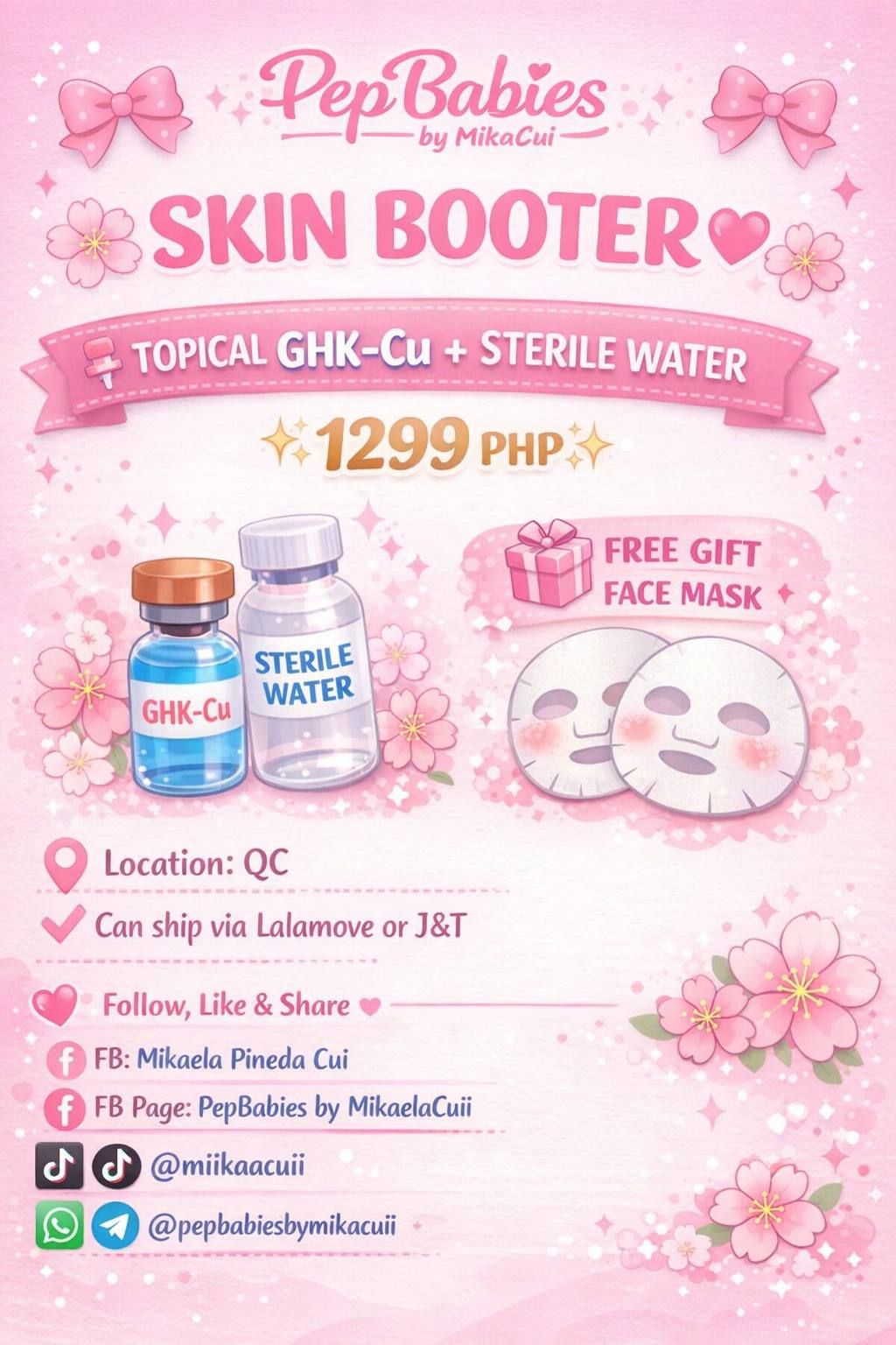 TOPICAL GHK-Cu + STERILE WATER_0