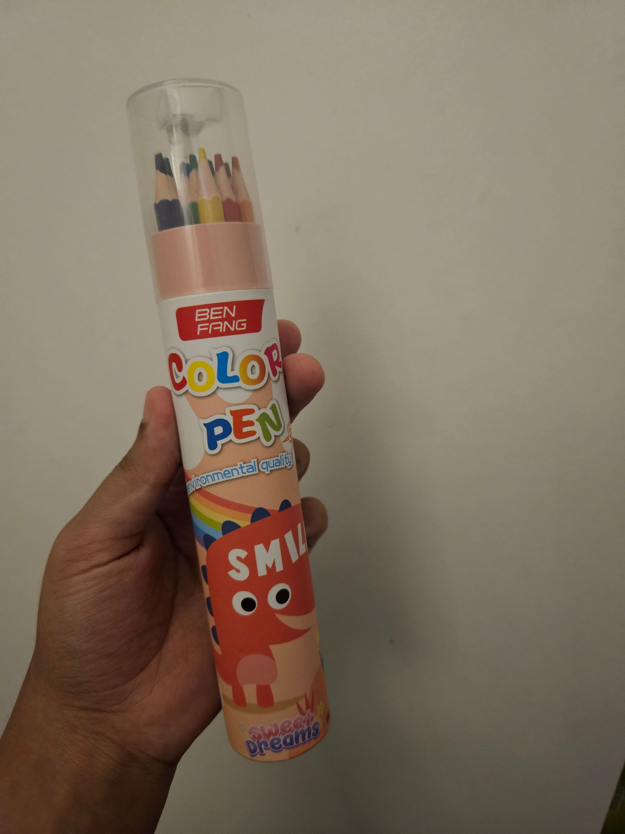 Colour pencil tube 12pc - peach tube_0
