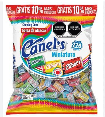 CHICLE CONFITADO MINI CANELS BSA C/220 PZS_0