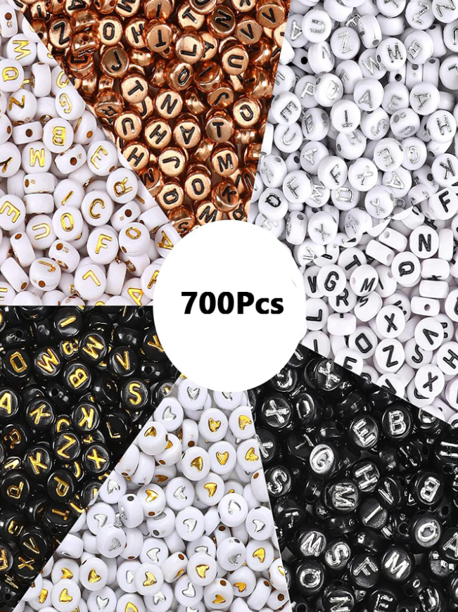700 Round Acrylic Letter Beads for Jewelry Making_1