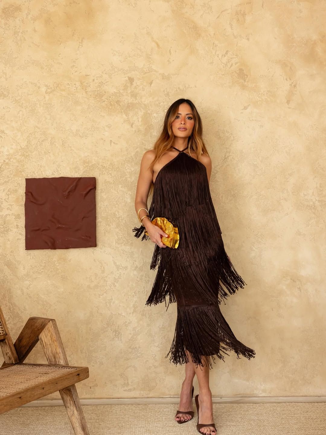 Vestido Midi Flecos_0