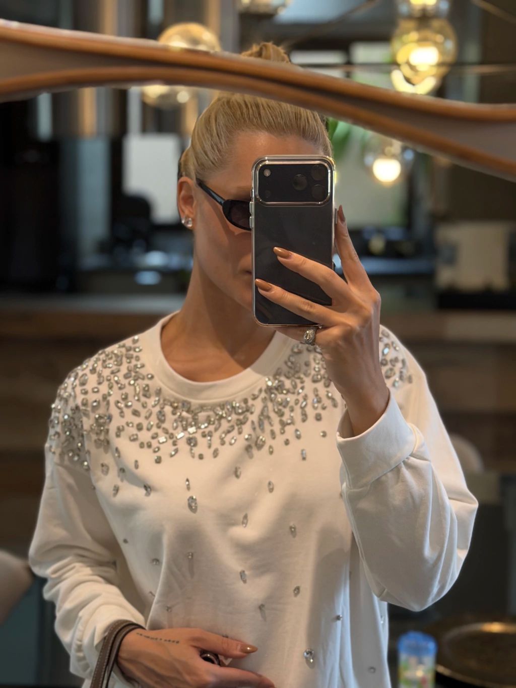 Conjunto Moletón de Pedreria con Short BR_5