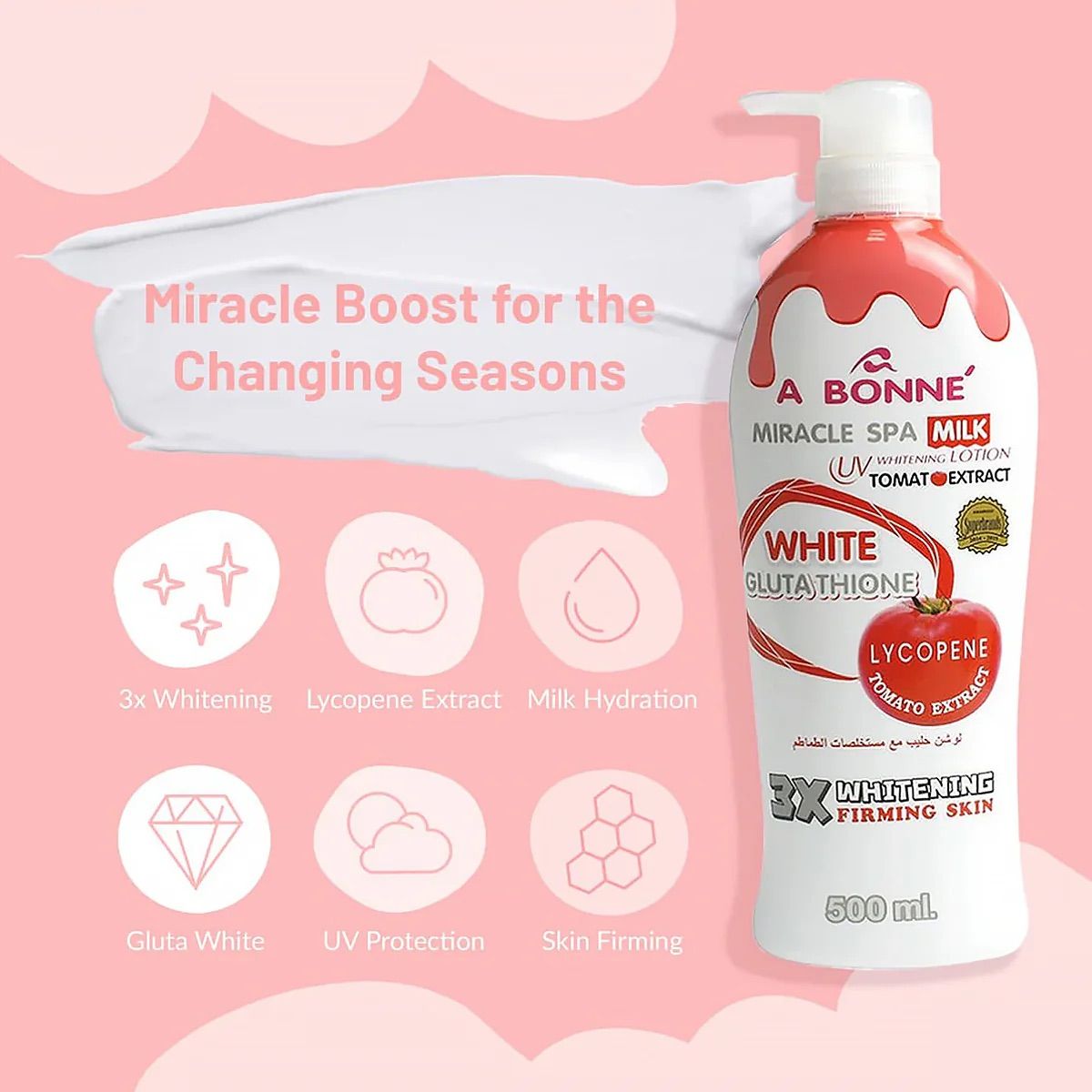 A Bonne - Milk Lotion 500ml (Miracle Spa Milk) | Wholesale Bath & Body Care Singapore_2