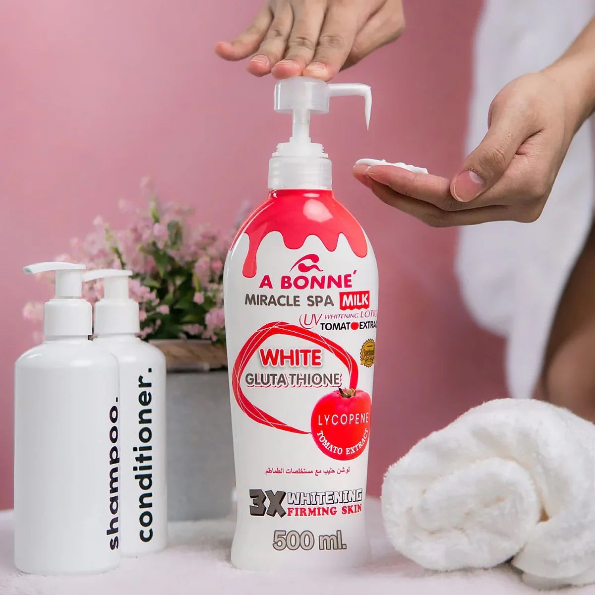 A Bonne - Milk Lotion 500ml (Miracle Spa Milk) | Wholesale Bath & Body Care Singapore_1