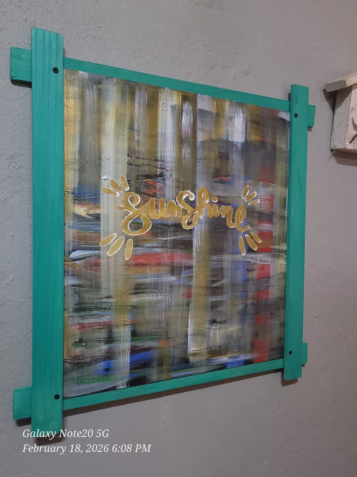 Sunshine (Original Framed Abstract)_0