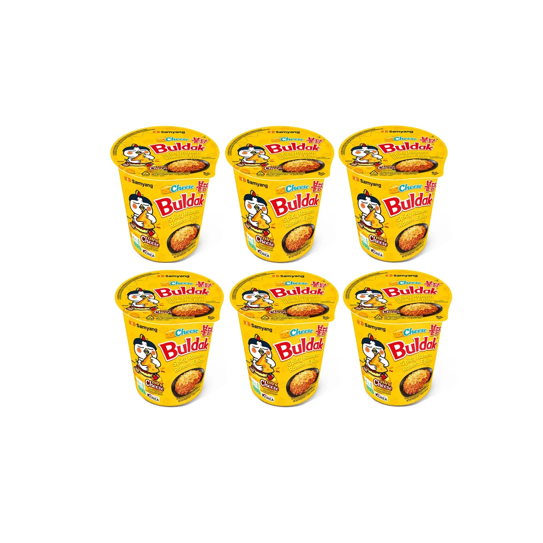 SAMYANG Hot Chicken Chees Ramen Cup 70g x 6_0