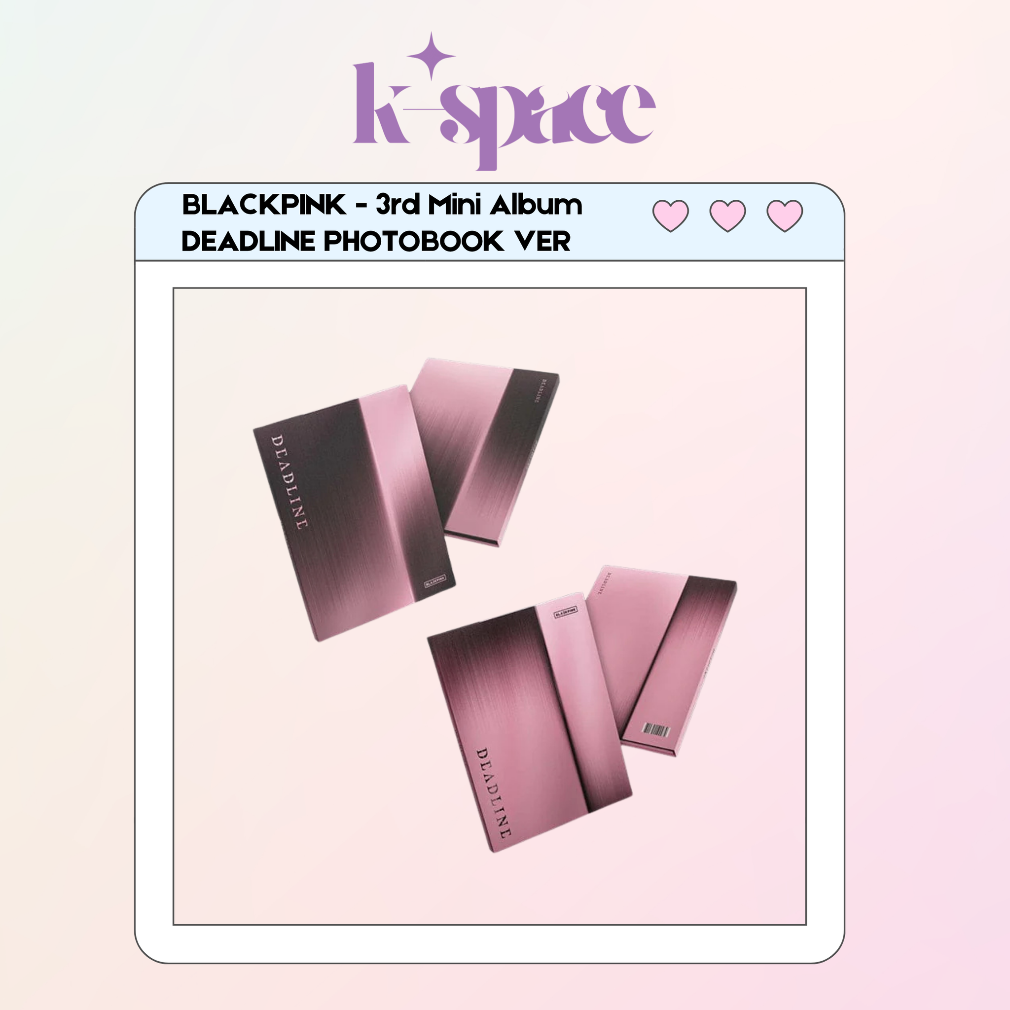 BLACKPINK - 3rd Mini Album DEADLINE PHOTOBOOK VER_0