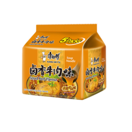 KANGSHIFU Instant Noodles Soyed Beef 5 x 105g_0