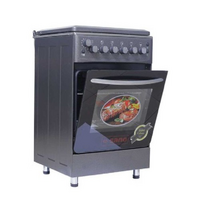 Sano 55X55 3 Gas 1 Electric Cooker; Electric Oven & Grill, Rotisserie, Auto Ignition, Timer, 2 Oven Trays – Black_0
