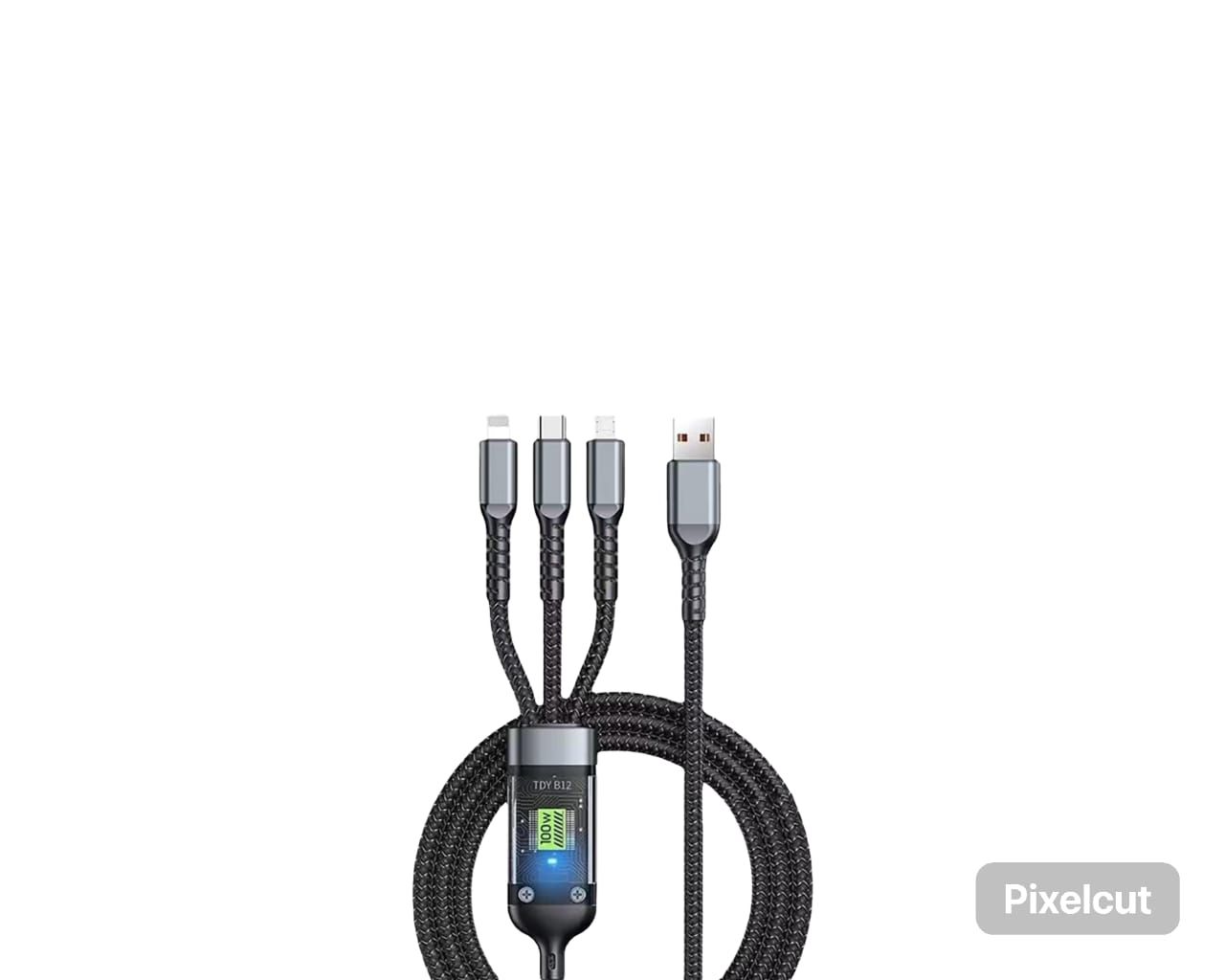 Cable Carga Rápida 3 en 1 - 100W_0