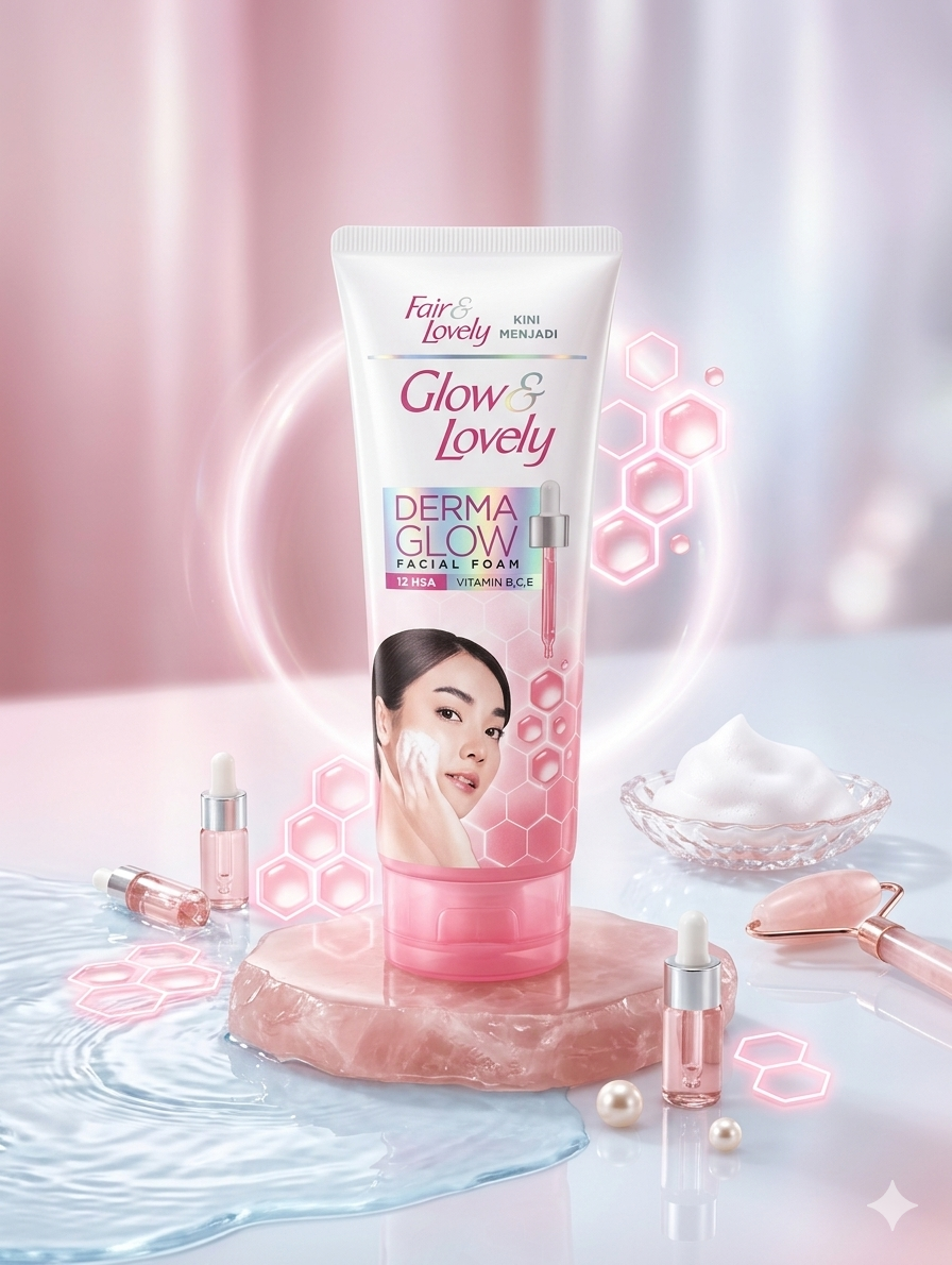 Glow & Lovely Facial Foam 100g_0