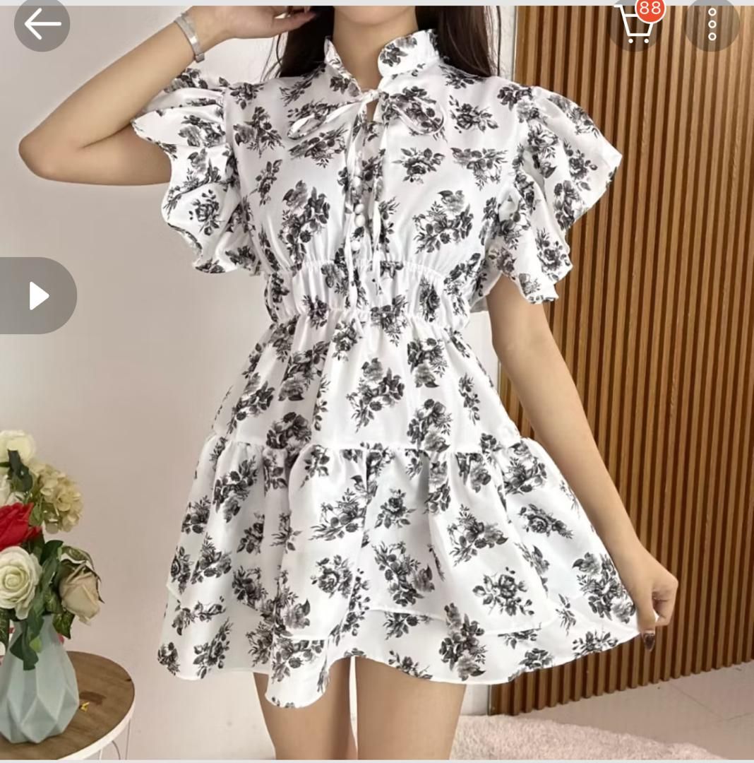 EDELINE DRESS MOTIF / DRESS WANITA KEKINIAN _8