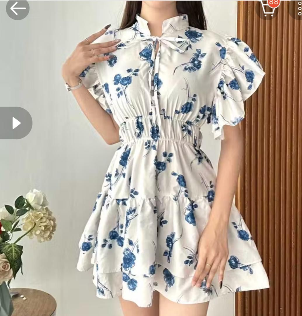 EDELINE DRESS MOTIF / DRESS WANITA KEKINIAN _2