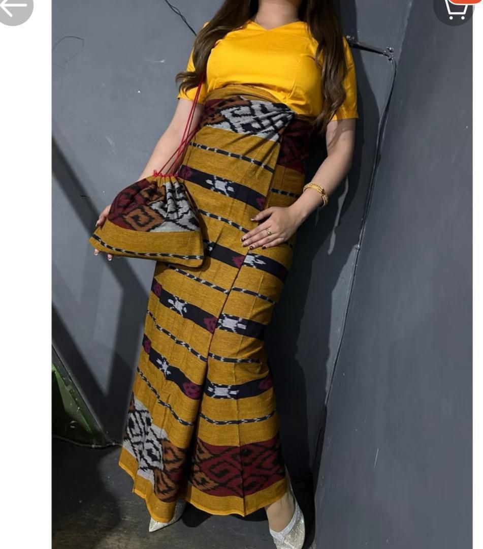 Kain tenun premium Rok Span Panjang  _0