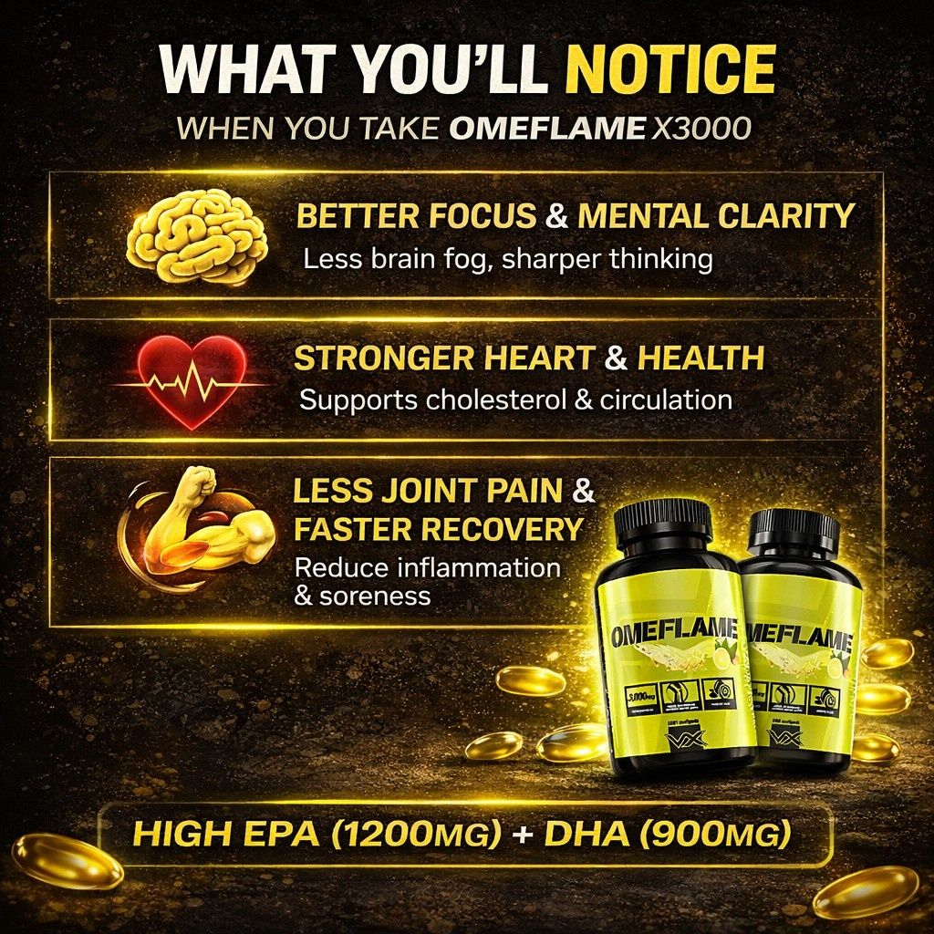 Vitaxtrong Omeflame X3000™ | 100 / 180 Softgels | Ultra-Concentrated Omega-3 Fish Oil 3000mg | EPA & DHA [VX]_2