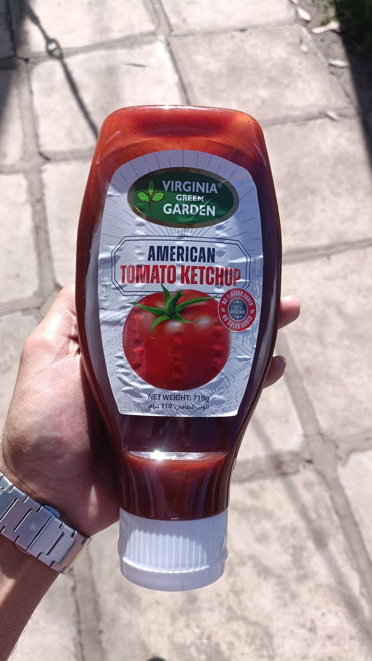 Virginia green garden american tomato ketchup 710g_0